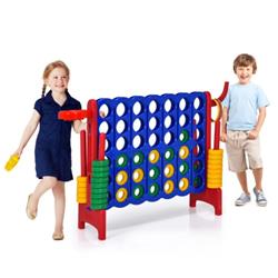 SP37521RE 2.5 ft. 4-to-Score Giant Game Set, Red