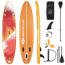 Picture of Total Tactic SP37553-M 10.5 ft. Inflatable Stand Up board with Aluminum Paddle Pump - Medium