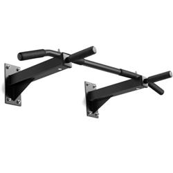 Picture of Total Tactic SP37640 Wall Mounted Multi-Grip Pull Up Bar with Foam Handgrips