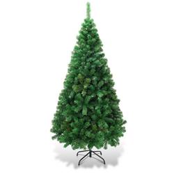 CM19722 6 ft. Artificial PVC Hinged Christmas Tree with Solid Metal Stand