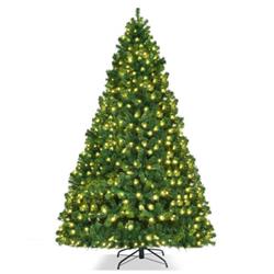 CM20640 8 ft. PVC Artificial Christmas Tree with LED Lights