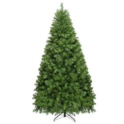 CM20715 7 ft. Pre-Lit Artificial PVC Christmas Tree with LED Lights & Stand