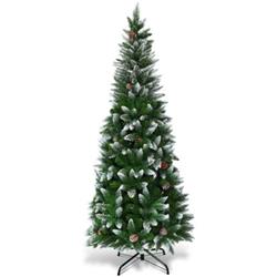 CM22051 5 x 6 x 7.5 ft. Artificial Pencil Christmas Tree with Pine Cones