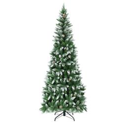 CM22053 5 x 6 x 7.5 ft. Artificial Pencil Christmas Tree with Pine Cones