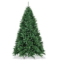 CM22065 7.5 ft. Hinged Artificial Christmas Tree with Solid Metal Stand