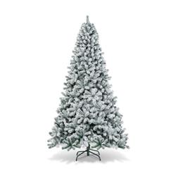 CM22069 9 ft. Artificial Christmas Tree with Premium Snow Flocked Hinged -  Total Tactic