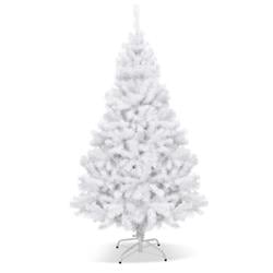 CM22100 6 x 7.5 x 9 ft. Hinged Artificial Christmas Tree with Metal Stand