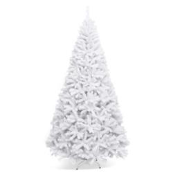 CM22102 6 x 7.5 x 9 ft. Hinged Artificial Christmas Tree with Metal Stand