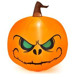 CM23540US 4 ft. Halloween Inflatable Pumpkin with Build-in LED Light