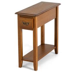 HW63091YE-2 2-Tier Sofa Side End Table with Drawer & Open Shelf, Yellow - 2 Piece