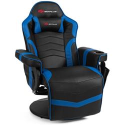 Picture of Total Tactic HW63196NY Ergonomic High Back Massage Gaming Chair with Pillow, Blue