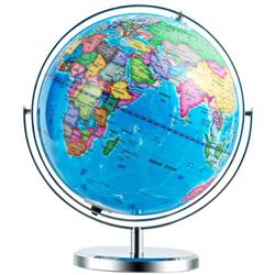 Picture of Total Tactic HW63198 13 in. 720 deg Rotating Map Illuminated World Globe with LED Light