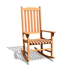 Picture of Total Tactic HW63701 Outdoor Rocking Chair Single Rocker for Patio Deck