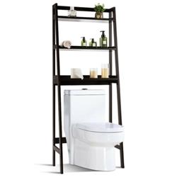 Picture of Total Tactic HW63999BN 3-Shelf Over-The-Toilet Storage Organizer Rack&#44; Brown