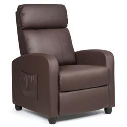 Picture of Total Tactic HW64114CF Recliner Sofa Wingback Chair with Massage Function&#44; Brown