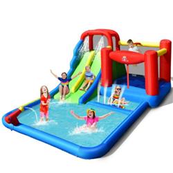 Picture of Total Tactic NP10144 Inflatable Water Slide with Ocean Balls for Kids without Blower