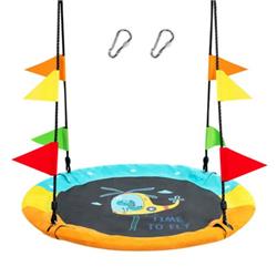 Picture of Total Tactic NP10155 40 in. Indoor Outdoor Flying Saucer Tree Swing with Hanging Strap