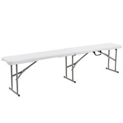 NP10293 6 ft. Portable Picnic Folding Bench with 550 lbs Limited Carrying Handle