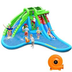 Picture of Total Tactic NP10314 Inflatable Crocodile Style Water Slide Upgraded Kids Bounce Castle with 780W Blower