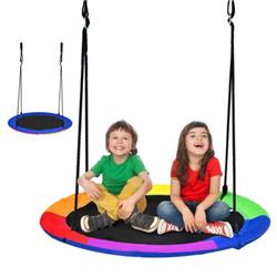 Picture of Total Tactic NP10330BL 40 in. Flying Saucer Tree Swing with 2 Hanging Straps for Kids&#44; Blue