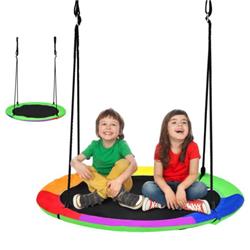 Picture of Total Tactic NP10330GN 40 in. Flying Saucer Tree Swing with 2 Hanging Straps for Kids&#44; Green