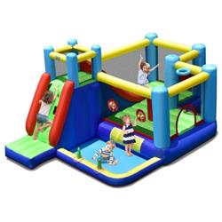 Picture of Total Tactic NP10356 8-in-1 Kids Inflatable Bounce House with Slide without Blower