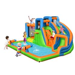 Picture of Total Tactic NP10357 Inflatable Water Slide with Dual Climbing Walls & Blower Excluded