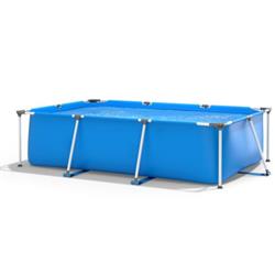 Picture of Total Tactic NP10374BL Above Ground Swimming Pool with Pool Cover&#44; Blue
