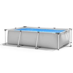 Picture of Total Tactic NP10374GR Above Ground Swimming Pool with Pool Cover&#44; Gray