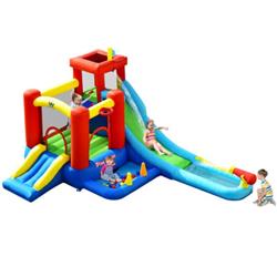 Picture of Total Tactic NP10390 9-in-1 Inflatable Kids Water Slide Bounce House without Blower