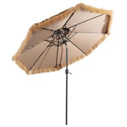 NP10392 10 ft. Hawaiian Style Thatched Tiki Patio Umbrella for Beach & Poolside