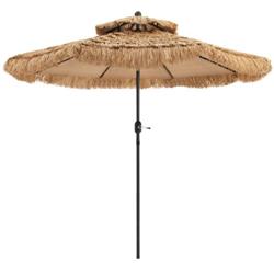 NP10440 9 ft. Thatched Tiki Umbrella with 8 Ribs
