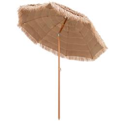 NP10497 7.2 ft. Patio Thatched Tiki Umbrella Hawaiian Hula Beach Umbrella