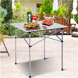 OP2838 Roll Up Portable folding Camping Aluminum Picnic Table -  Total Tactic