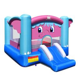 Picture of Total Tactic NP10533 3-in-1 Elephant Theme Inflatable Castle without Blower