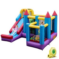 Picture of Total Tactic NP10535US 5-in-1 Inflatable Bounce House with 735W Blower