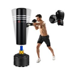 SP37817Plus 70 in. Freestanding Punching Boxing Bag with 12 Suction Cup Base