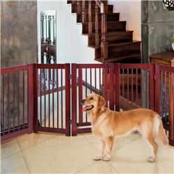 PS7036 30 in. Configurable Folding Free Standing Wood Pet Safety Fence -  Total Tactic