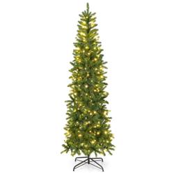 CM24030US 7.5 ft. Pre-Lit Full Artificial Christmas Tree with Warm White & Multi Color LED Lights
