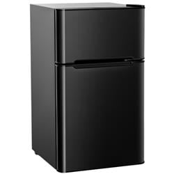 Picture of Total Tactic EP22672BK 3.2 cu ft. Compact Stainless Steel Refrigerator, Black