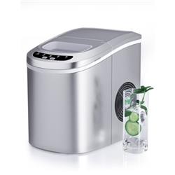 Picture of Total Tactic EP22769SL Mini Portable Compact Electric Ice Maker Machine&#44; Silver