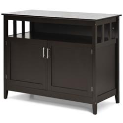 HW53869BN Modern Practical & Beautiful Wooden Kitchen Lockers with Large Storage Space, Brown
