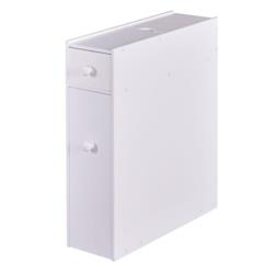 HW53995WH White Bathroom Cabinet Space Saver Storage Organizer