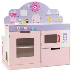 Picture of Total Tactic HW64637 2-in-1 Kitchen & Cafe Pretend Cooking Playset