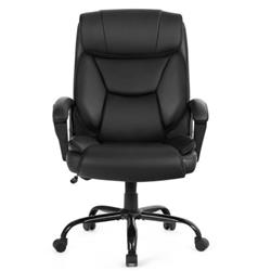 Picture of Total Tactic HW65331BK 500 lbs Big & Tall Massage Office Chair&#44; Black