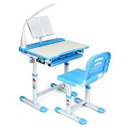 Picture of Total Tactic HW65819BL Adjustable Kids Desk Chair Set with Lamp & Bookstand&#44; Blue