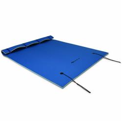 OP3819BL 9 x 6 ft. 3-Layer Floating Water Pad Foam Mat, Blue