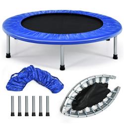 Picture of Total Tactic TW10001BL 7.5 x 38 x 38 in. Mini Folding Trampoline Portable Leisure Fitness Backboard&#44; Blue