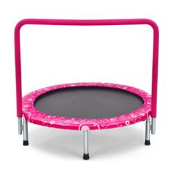 Picture of Total Tactic TW10006PI 36 in. Kids Trampoline Mini Rebounder with Full Covered Handrail&#44; Pink
