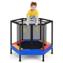Picture of Total Tactic TW10037 48 in. Hexagonal Kids Trampoline with Foam Padded Handrails